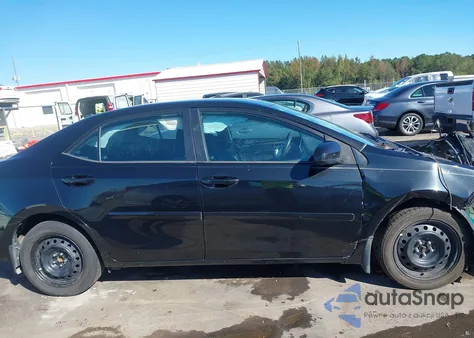 2018 Toyota Corolla Le из США, поврежденный, VIN 5YFBURHE7JP830404